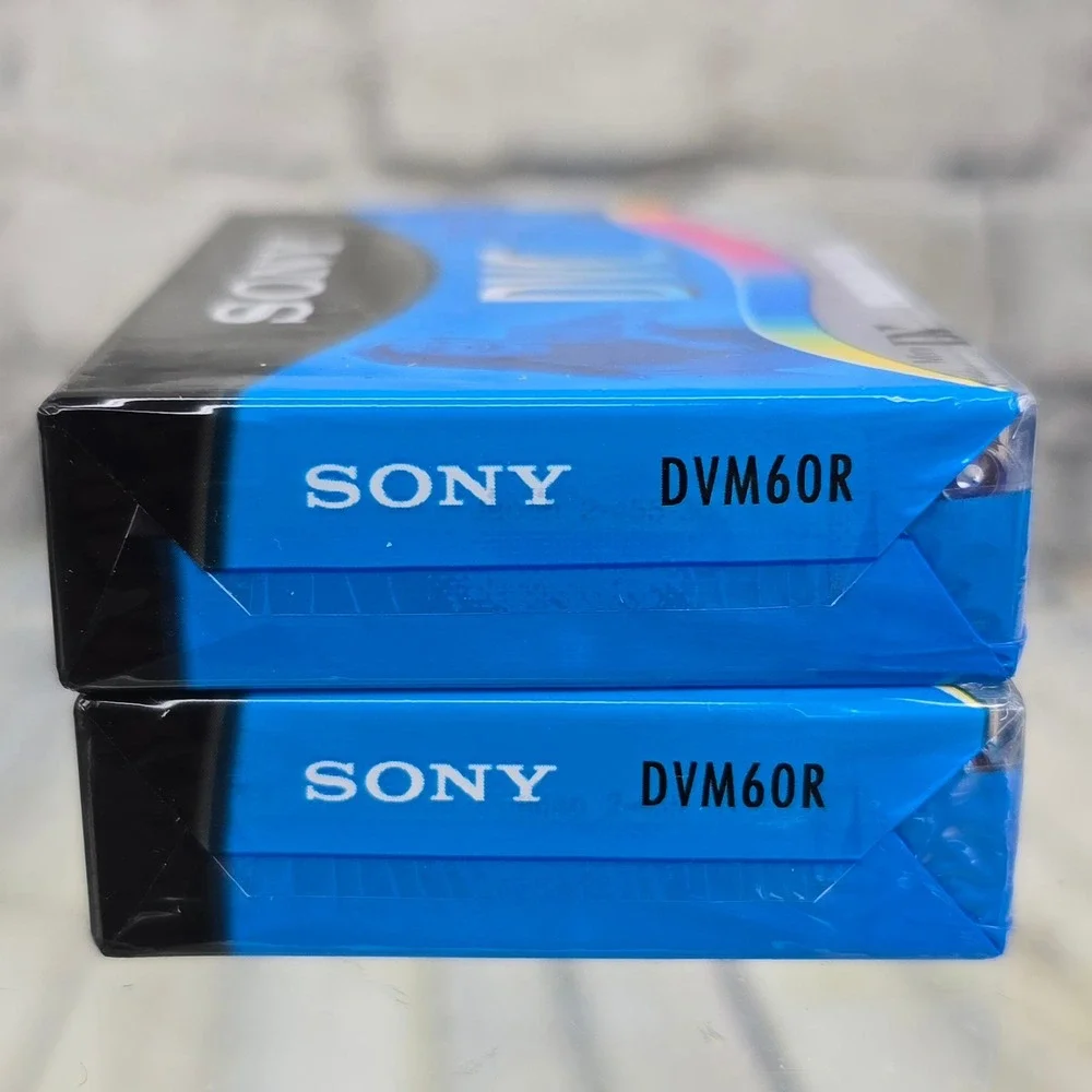 Sony DVM60R Mini DV Digital Video Cassette 60/90min Premium Color 2pk New Sealed